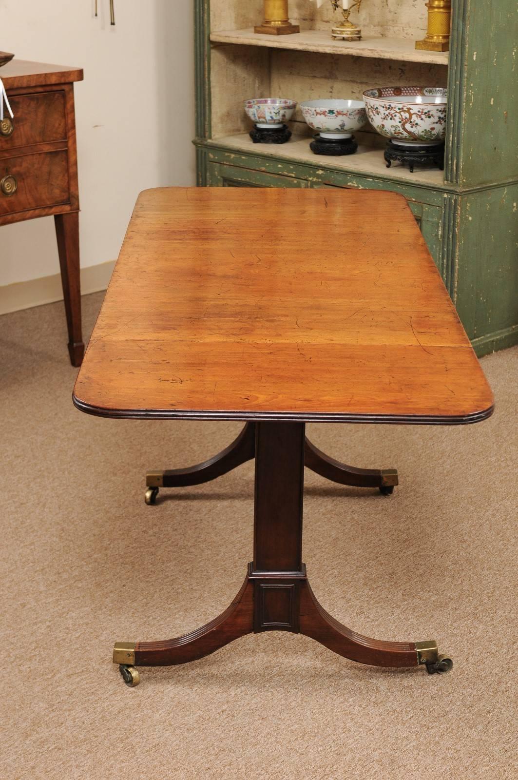 English Regency Mahogany Sofa Table, Early 19th Century 4
