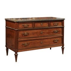 Late 18th Century French Louis XVI Walnut Commode