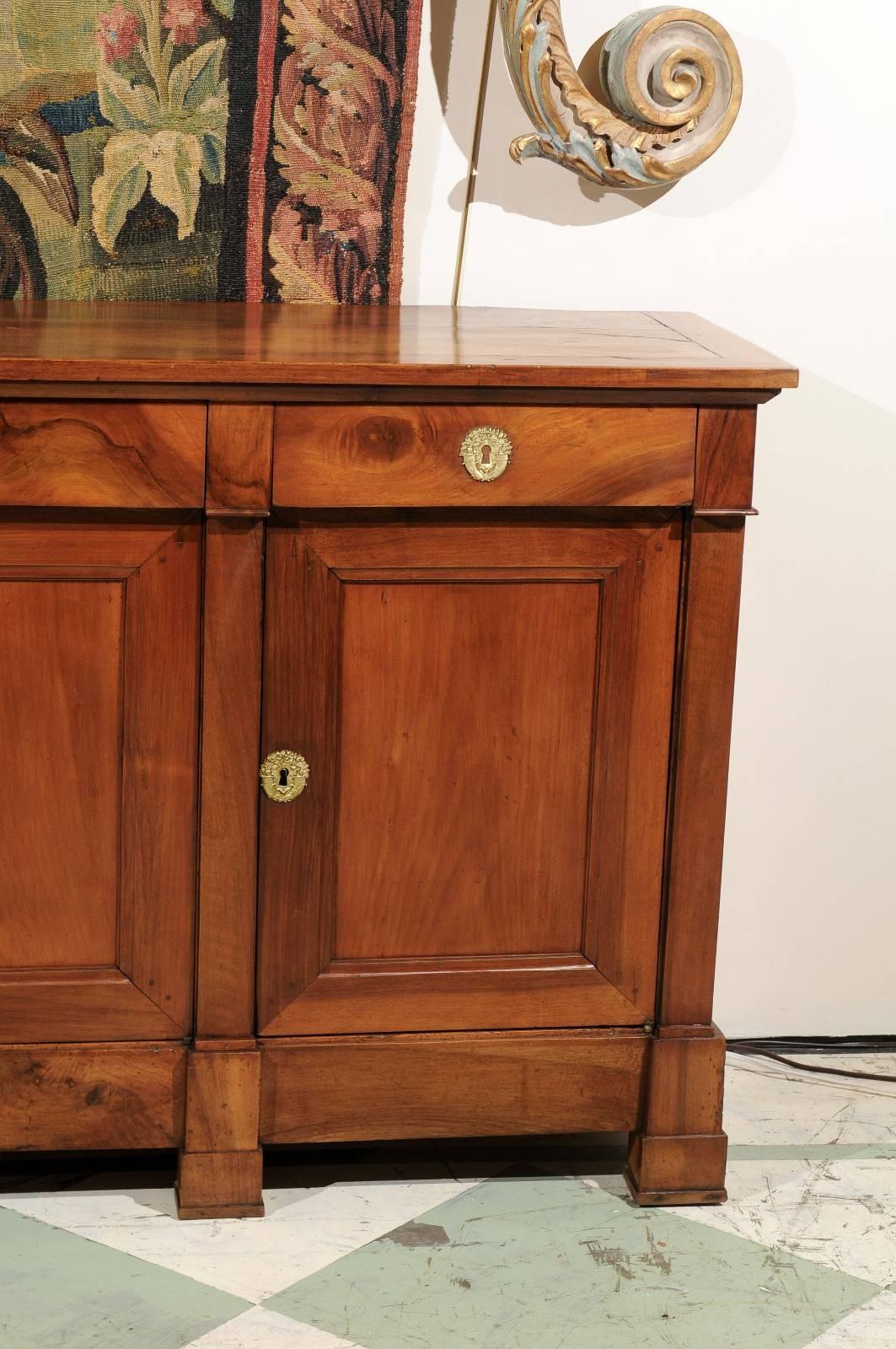 Empire French Walnut and Fruitwood Enfilade, Early 19th Century 2