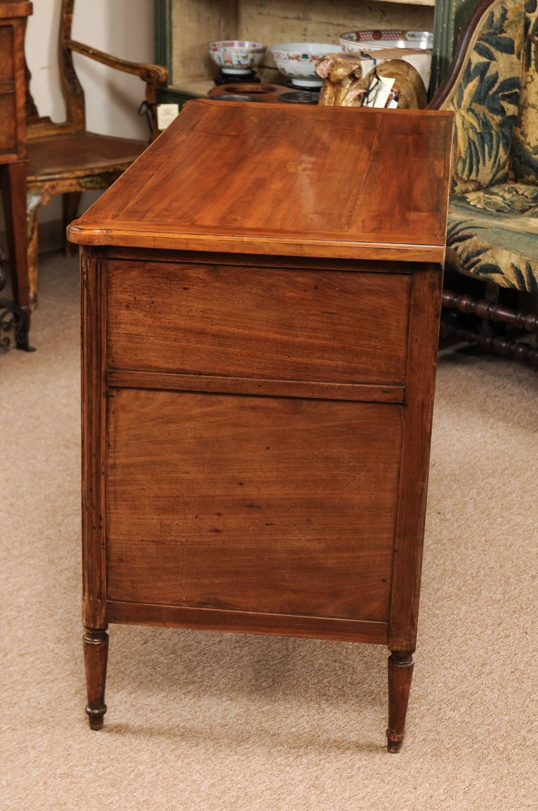 Late 18th Century French Louis XVI Walnut Commode 5