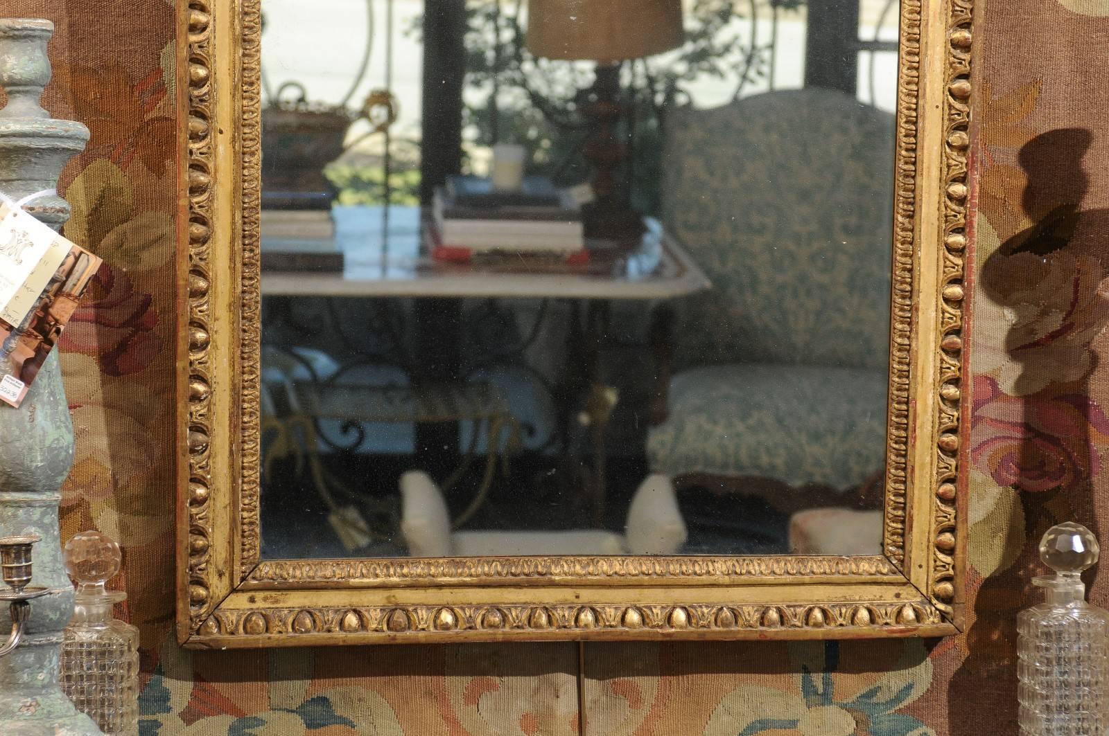 19th Century Italian Neoclassical Style Giltwood Framed Mirror 1