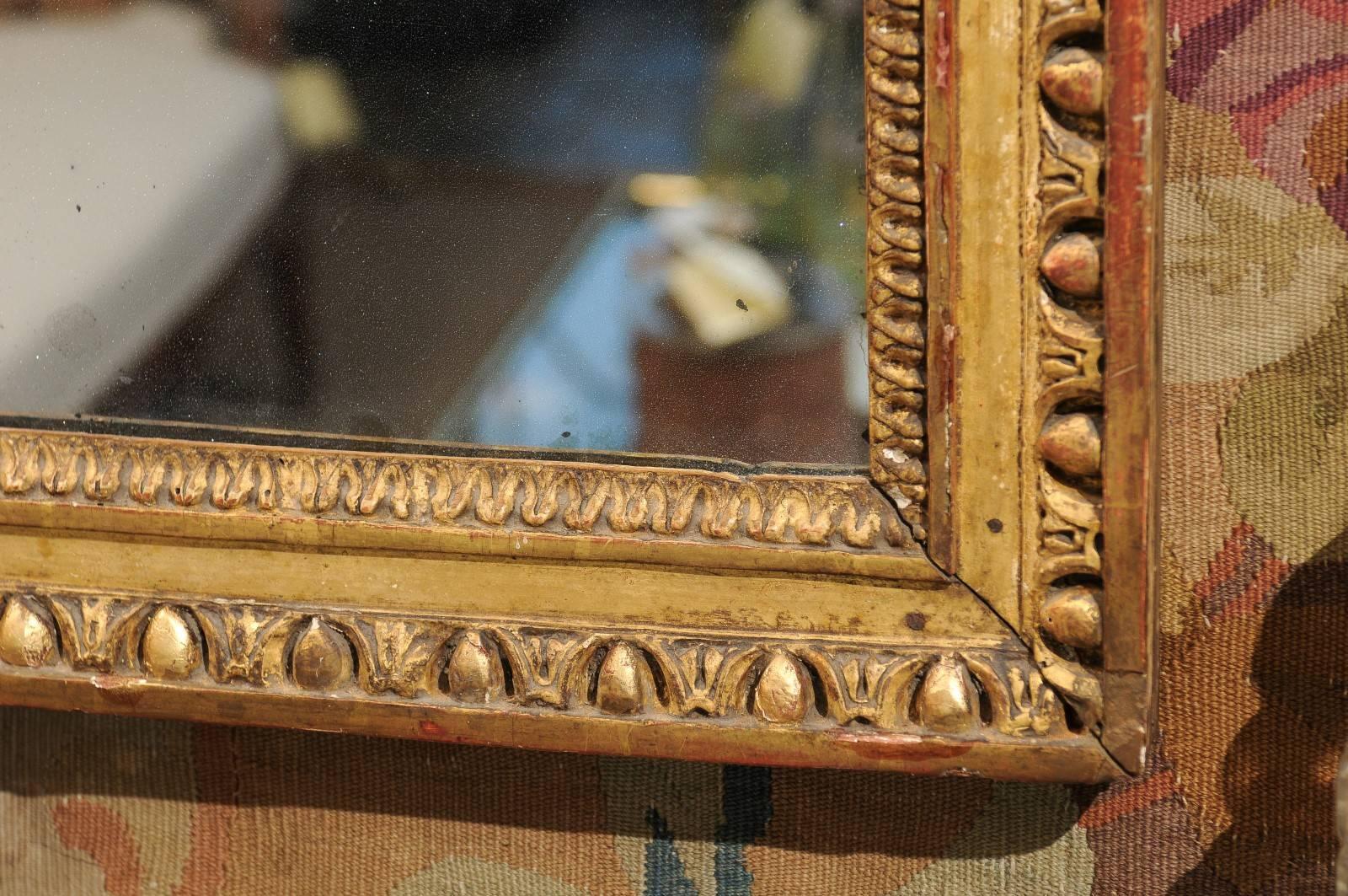 19th Century Italian Neoclassical Style Giltwood Framed Mirror 5