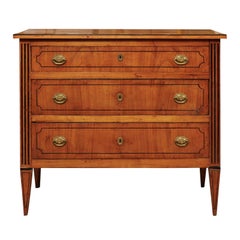 Late 18th Century Italian Neoclassical Fruitwood Commode