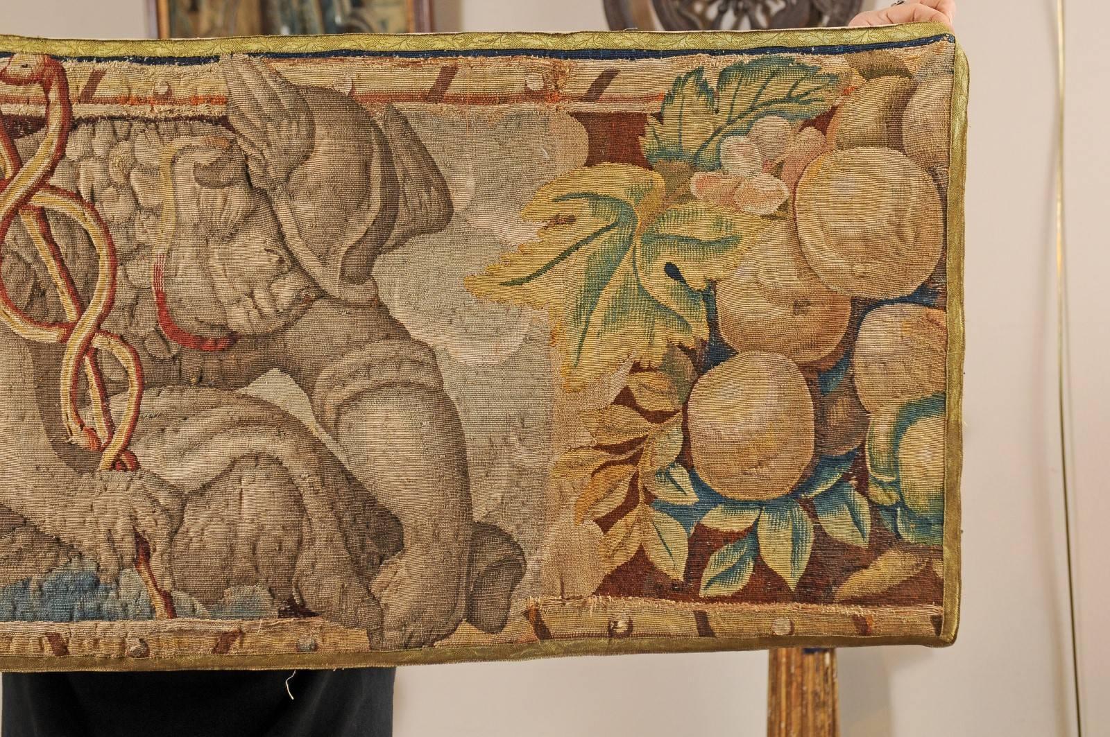 European 17th Century Tapestry Panel featuring Greek Mythological Scene