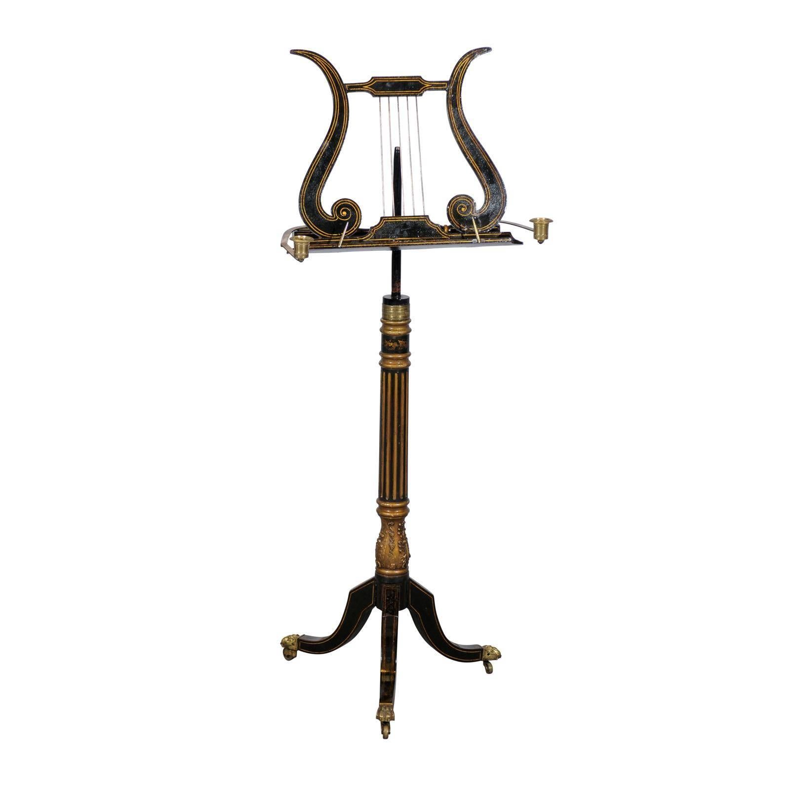 19th Century English Regency Music Stand