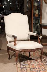 Large French Regence Period Fauteuil with Elaborate Carving, circa 1720