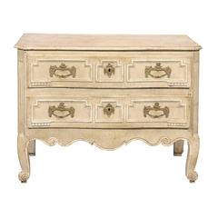 18th Century French Painted Transitional Louis XV/XVI Commode