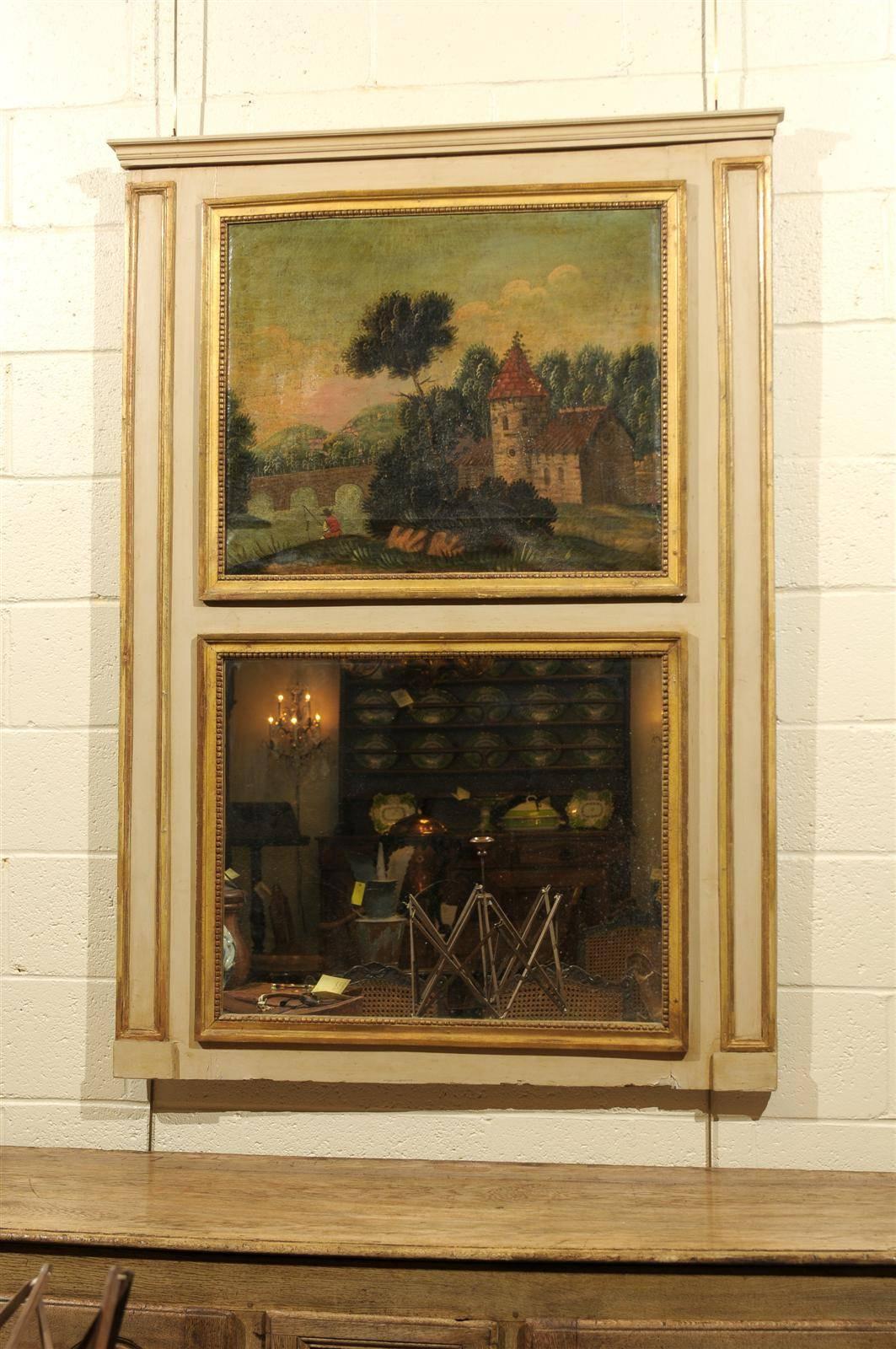 French painted and parcel-gilt trumeau with landscape painting.

William Word Fine Antiques: Atlanta's source for antique interiors.  

 

 