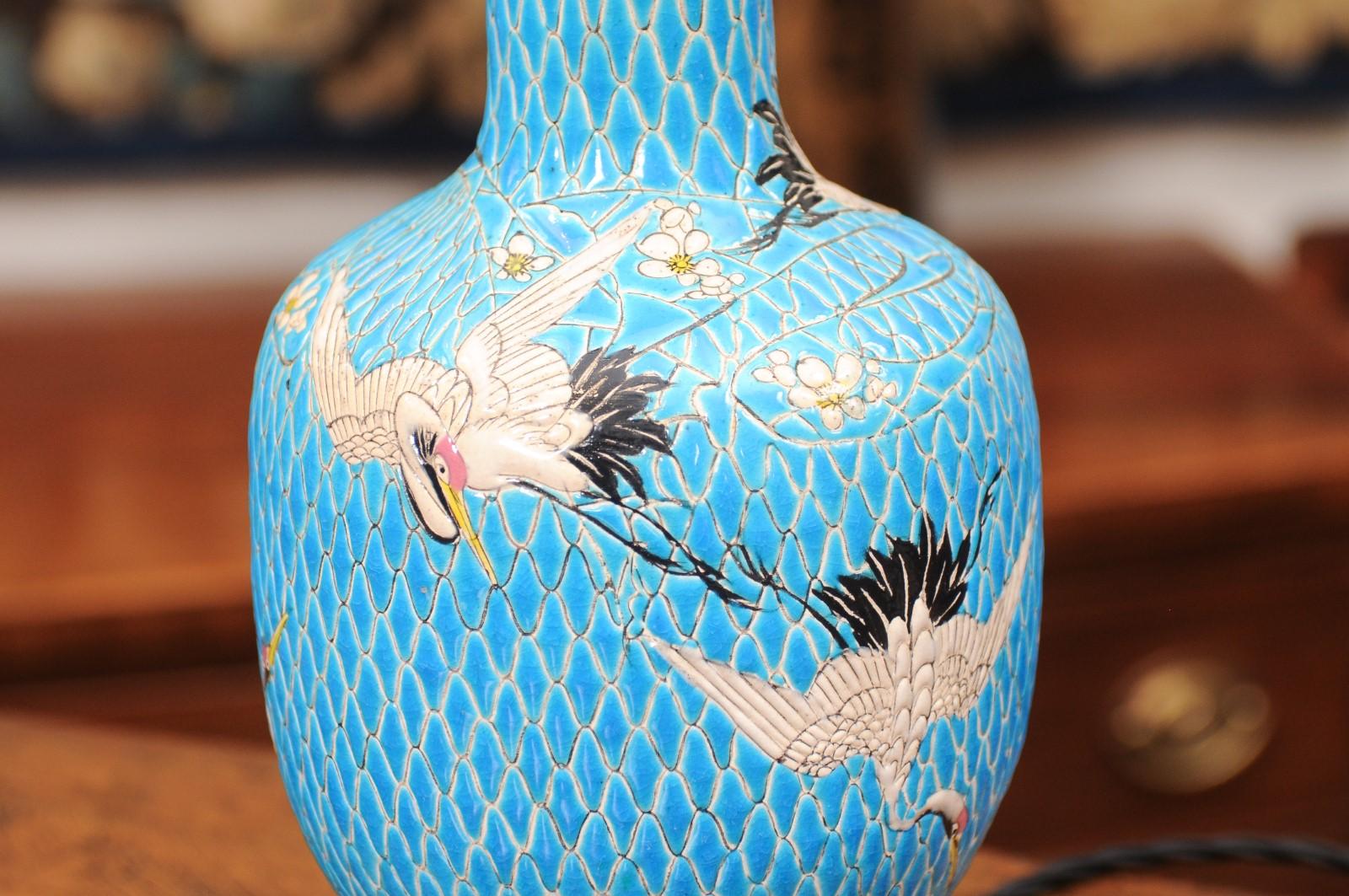 Pareja de jarrones de turquesa del Aesthetic Movement de finales del siglo XIX en venta 3