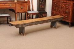19th Century Primitive American Pine Bench