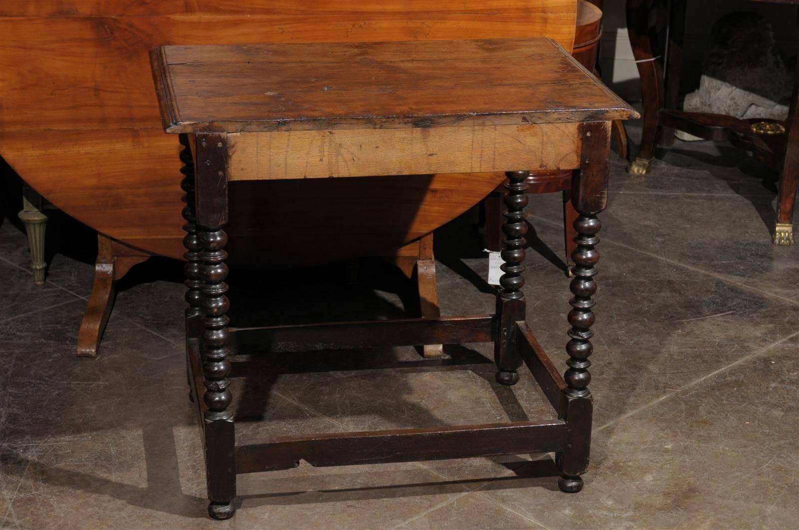 18th Century and Earlier English Bobbin Leg Table
