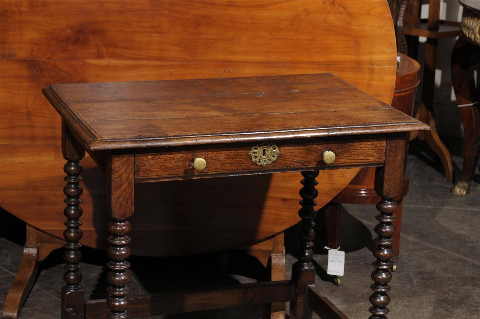 Oak English Bobbin Leg Table