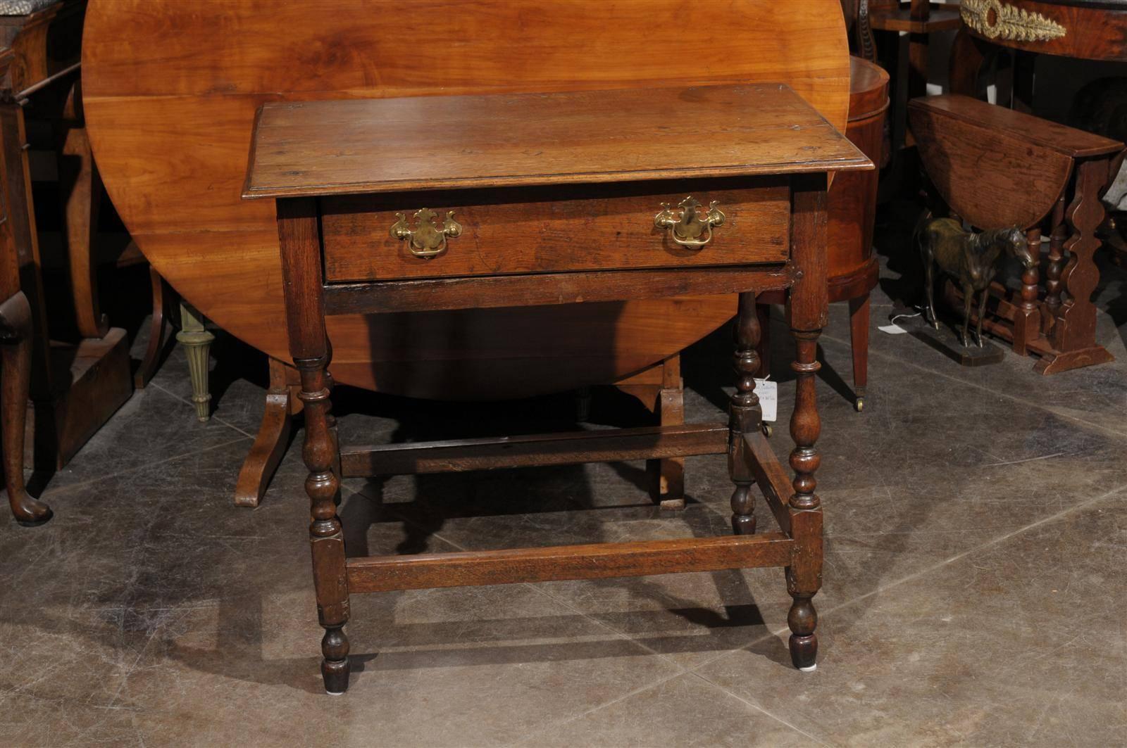 English Oak Side Table 4