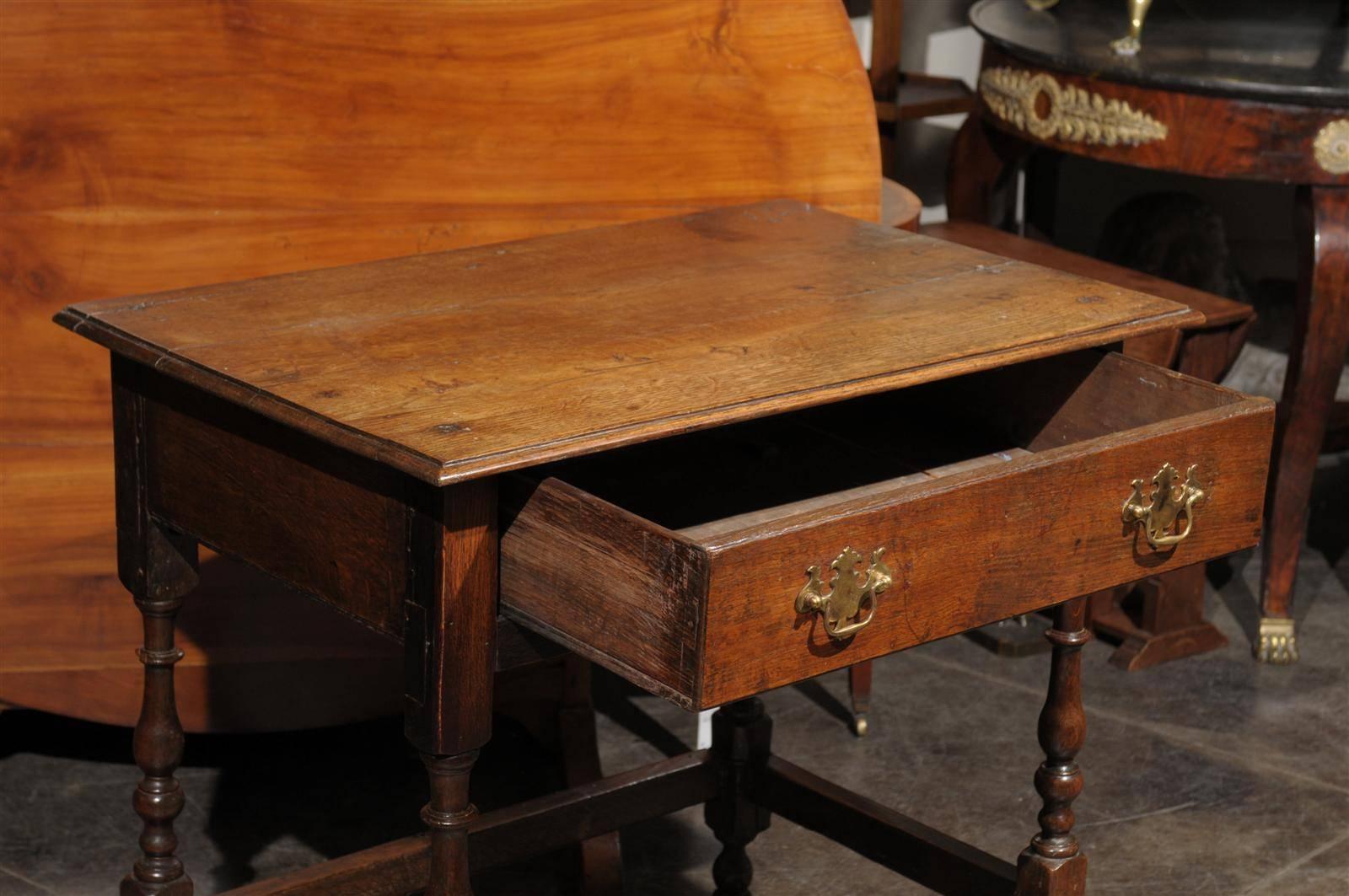 English Oak Side Table 5