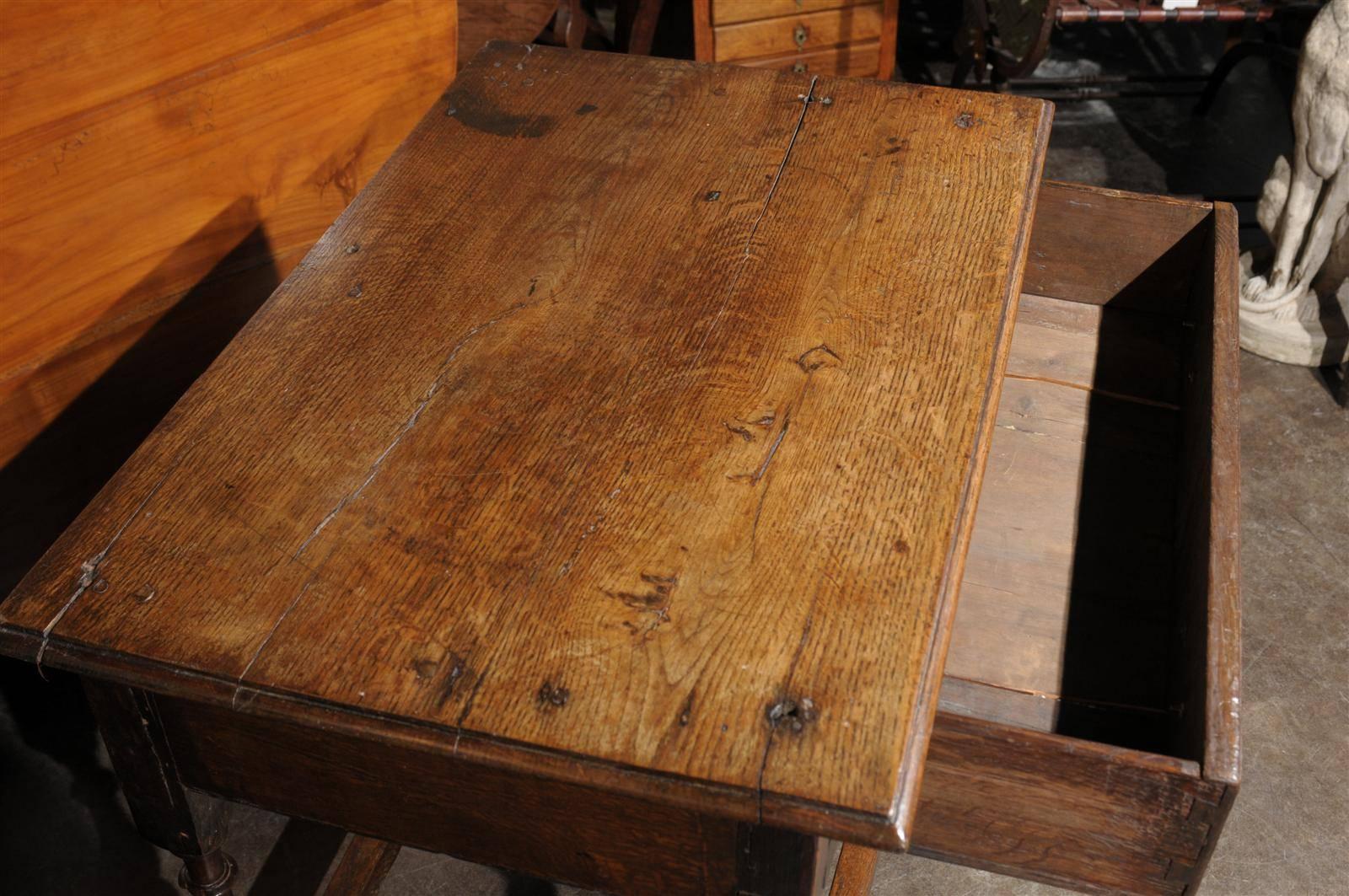 English Oak Side Table 3