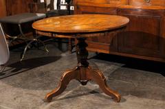 Round Italian Pedestal Table