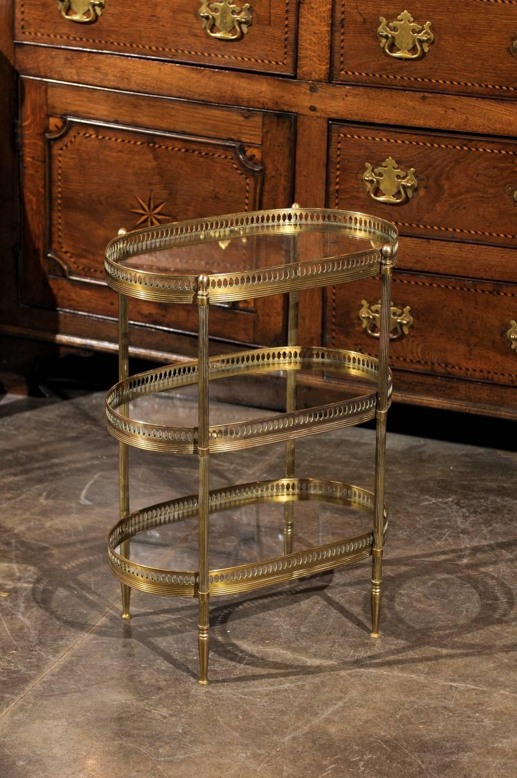 small brass table