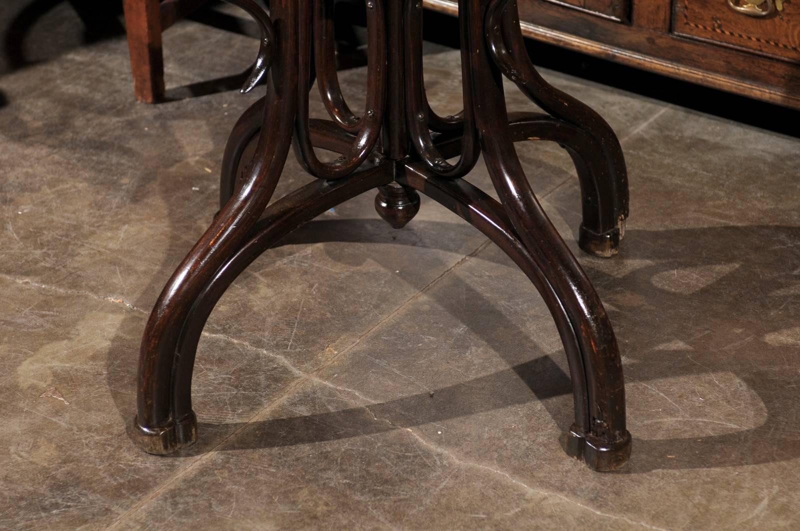 19th Century English Twelve-Hook Bentwood Hall Tree in the Style of Thonet 4