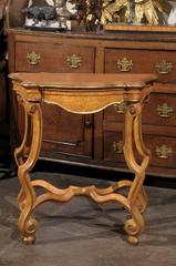 Italian Early 20th Century Rococo Style Painted Wood Console Table
