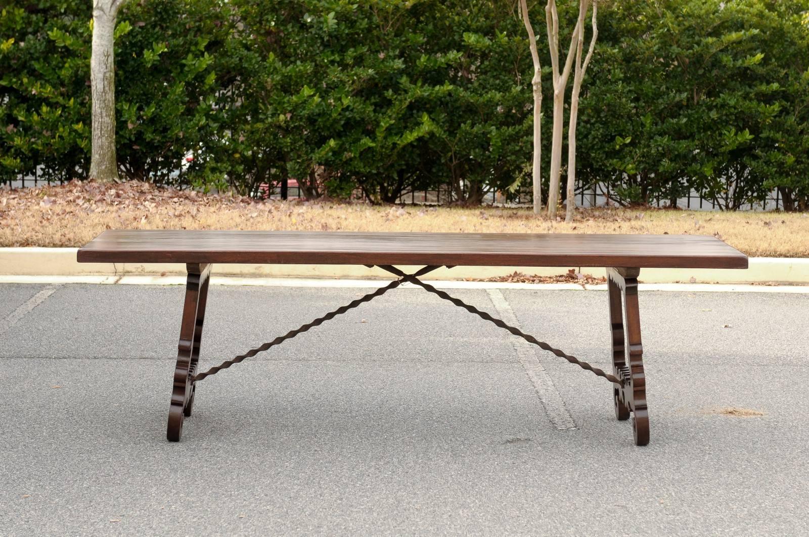 wooden trestle tables for sale