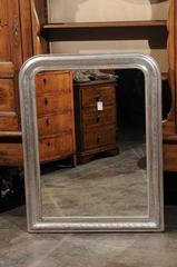 French Silver Gilt Louis-Philippe Mirror from the Turn of the Century