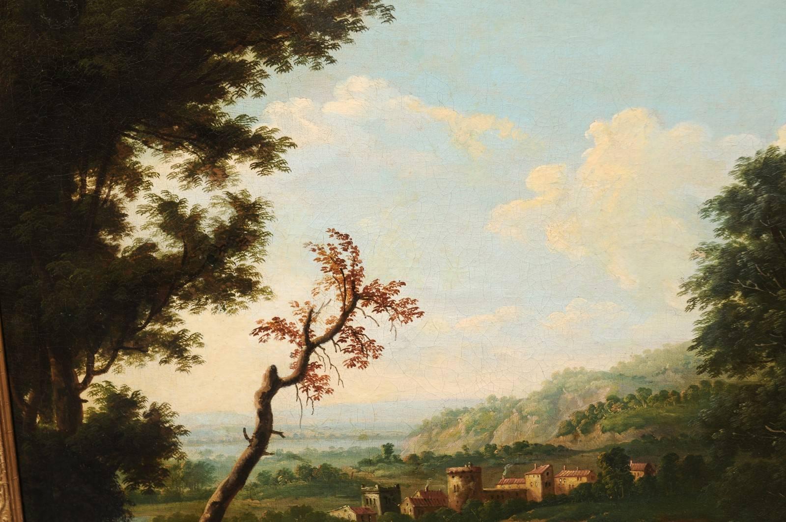 Early 19th Century English Oil Painting of the Italian Countryside 2