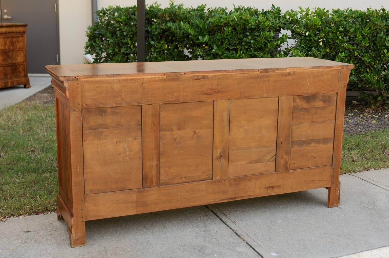 French Wooden Three-Drawer over Three Doors Enfilade from Early 20th Century 5