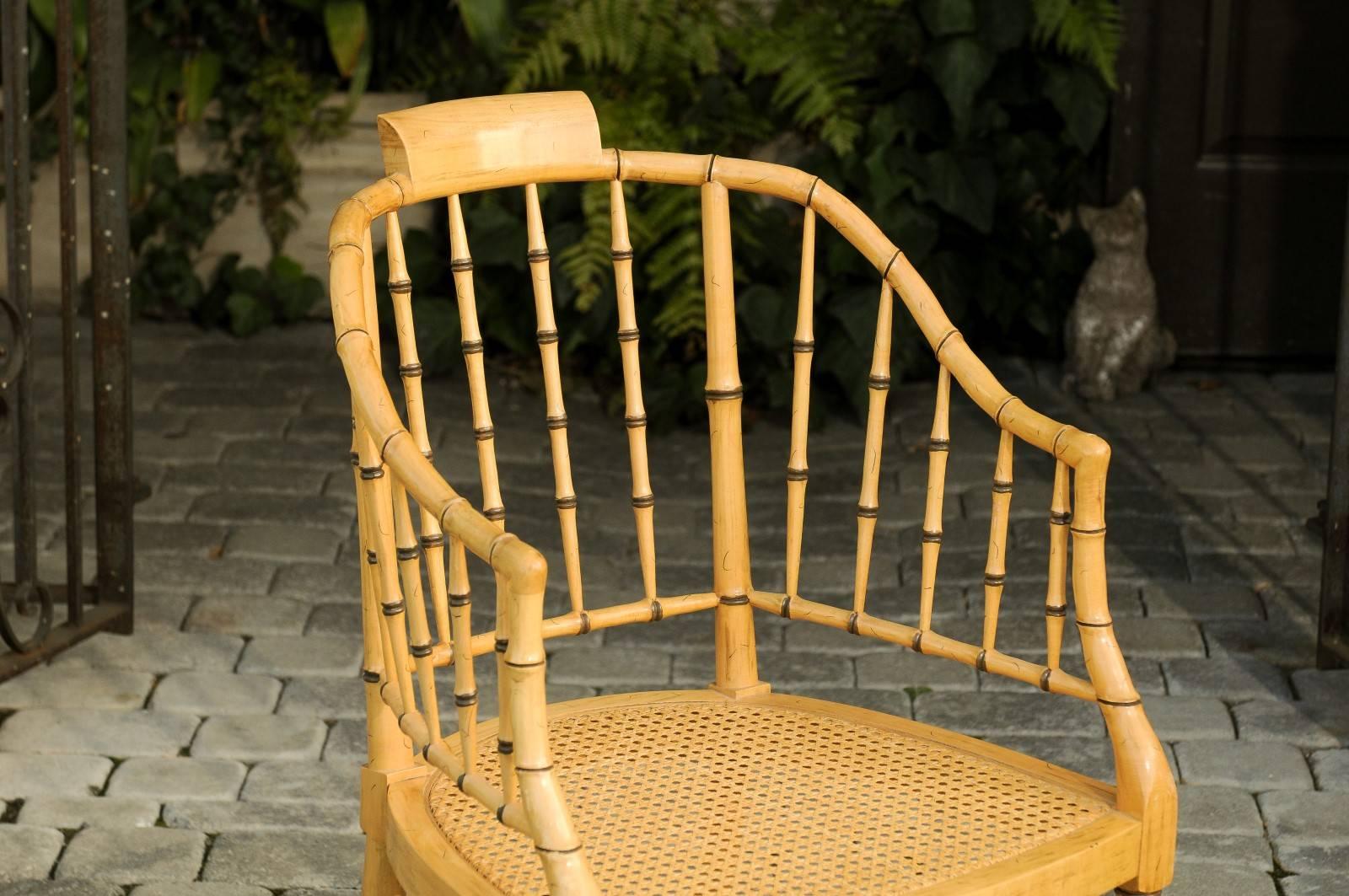 cane tub chair