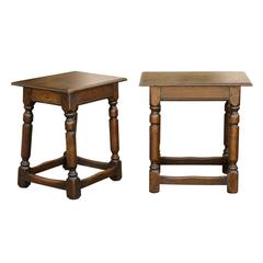 Pair of English Joint Stools