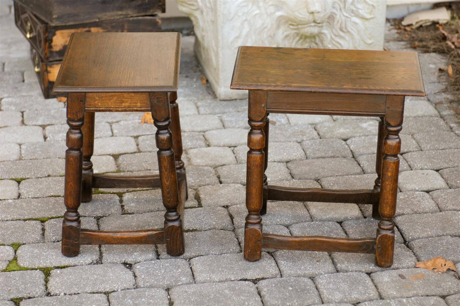 Pair of English Joint Stools 2
