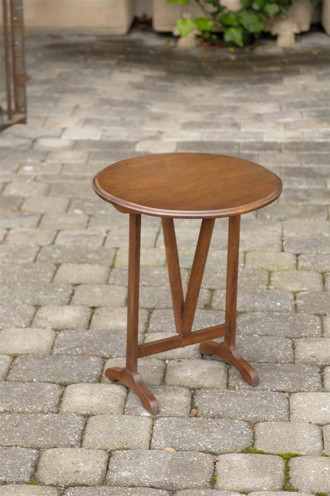Miniature French Mahogany Wine Tasting Table from the 1920s 2