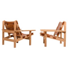 Retro Pair of Hunting Chairs Model 168 by Kurt Østervig 1960s