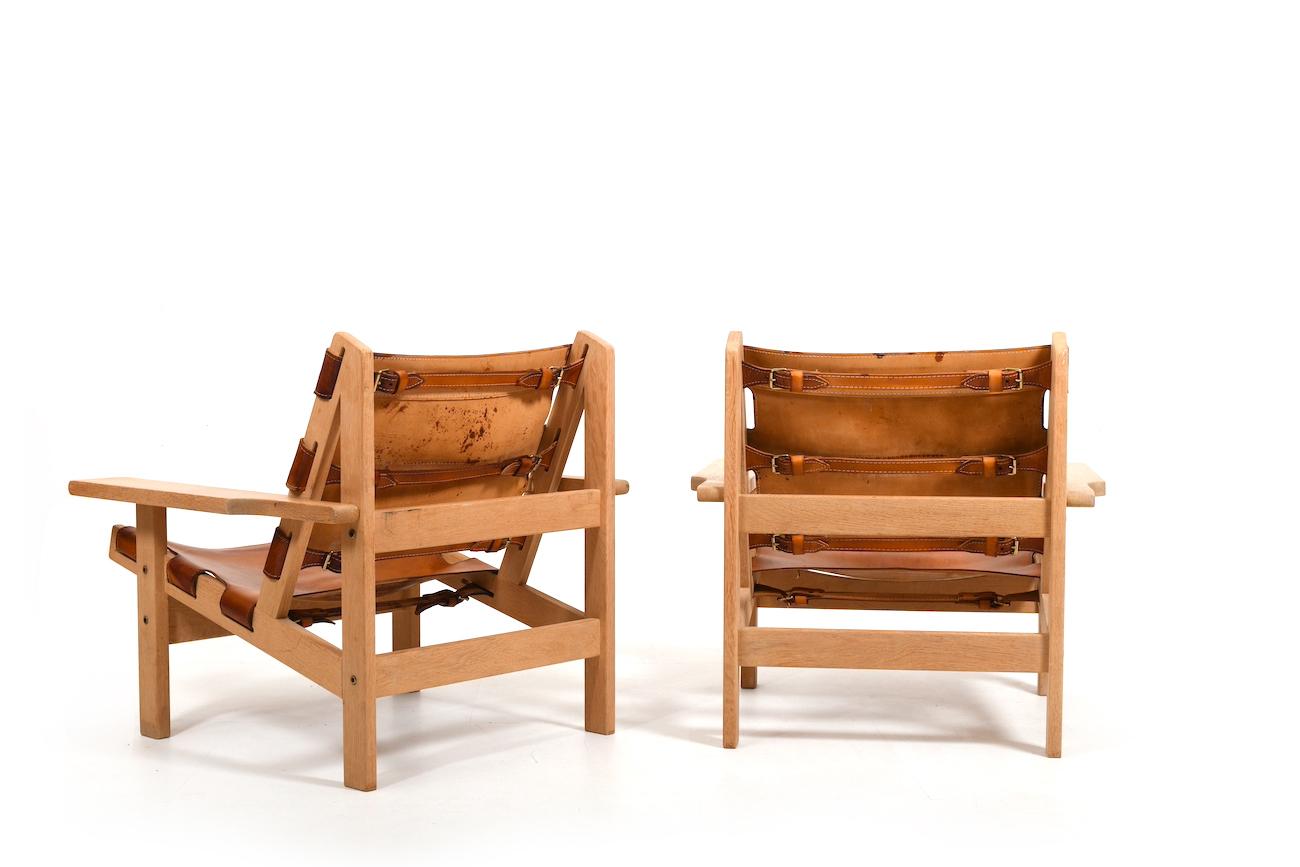 Pair of Hunting Chairs Model 168 by Kurt Østervig 1960s For Sale 4