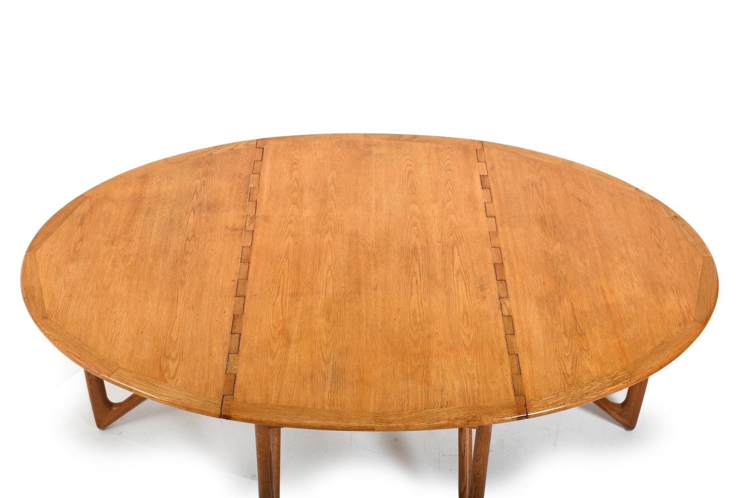 Drop Leaf Dining Table by Niels Koefoed  Denmark 1960s For Sale 1