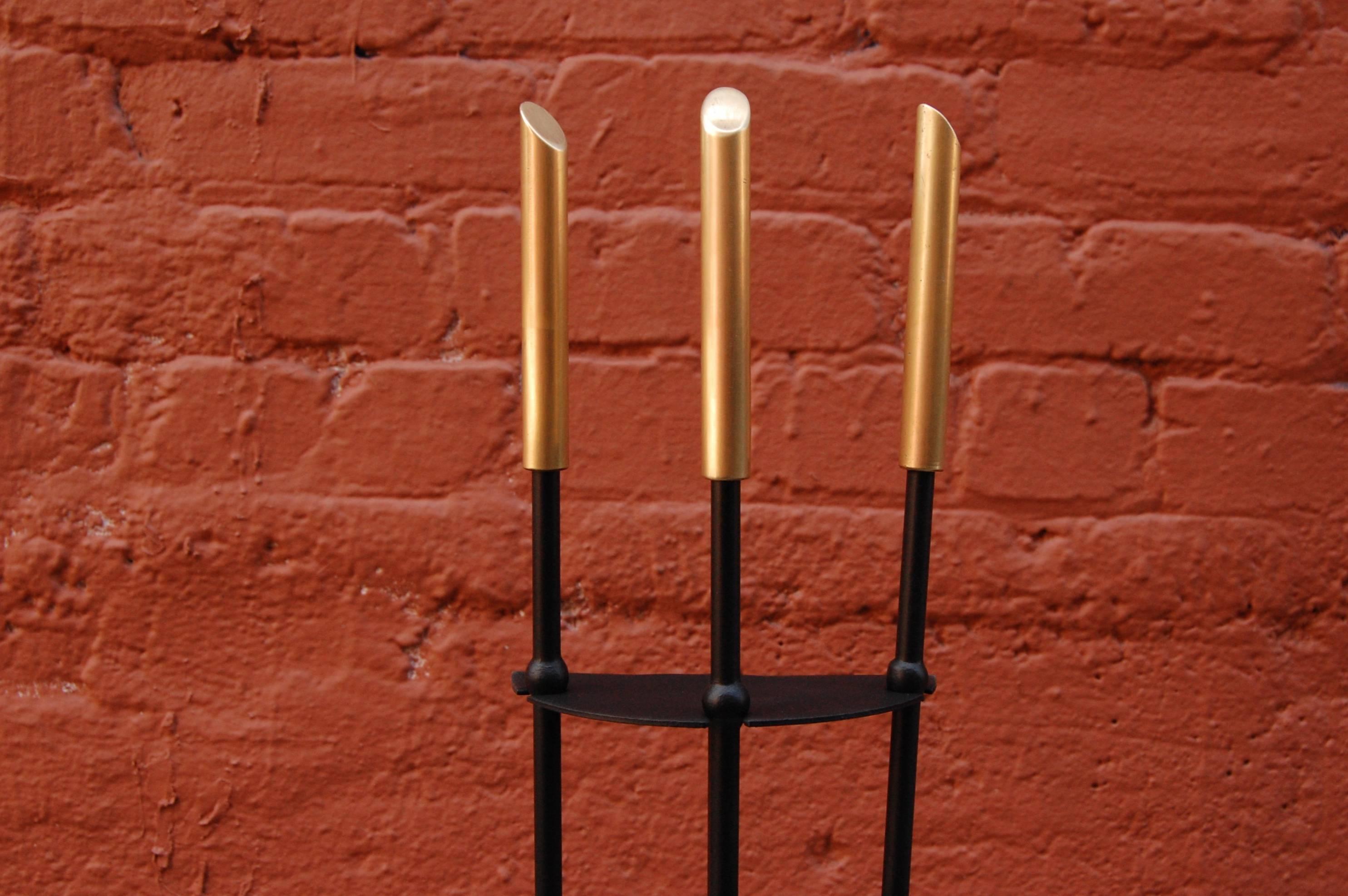 American Iron Modernist Fire Tools