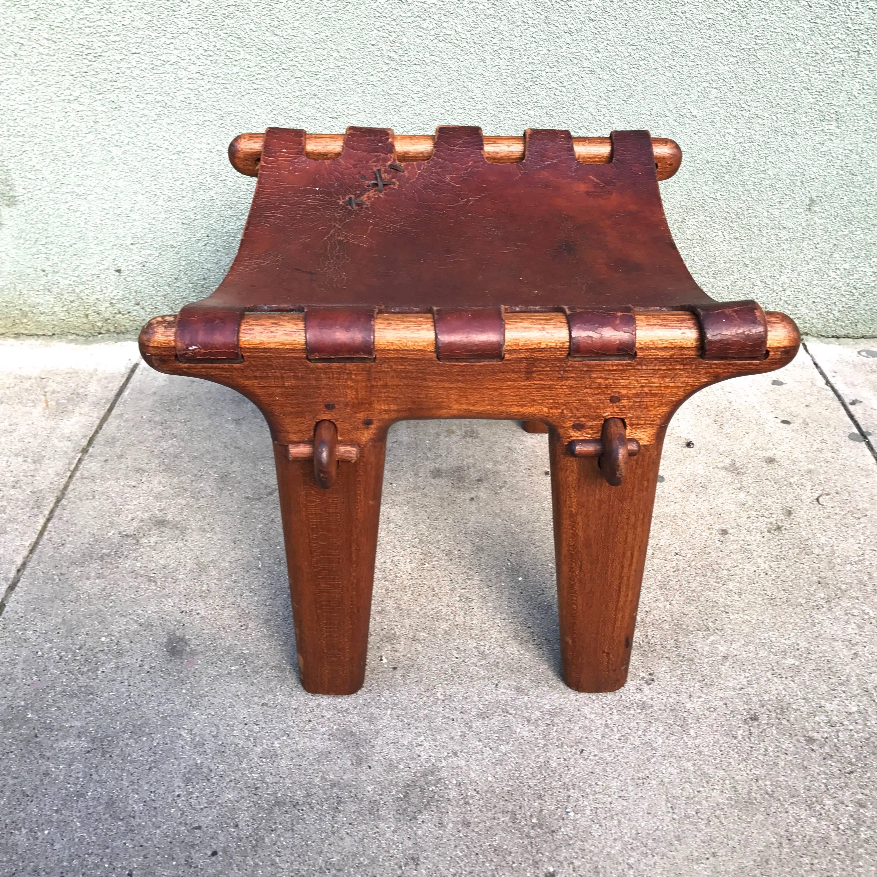 1960s Ecuadorian Angel Pazmino Foot Stool 1