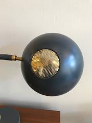 Early Production Adjustable Lightolier Table Lamp with Brass Accents