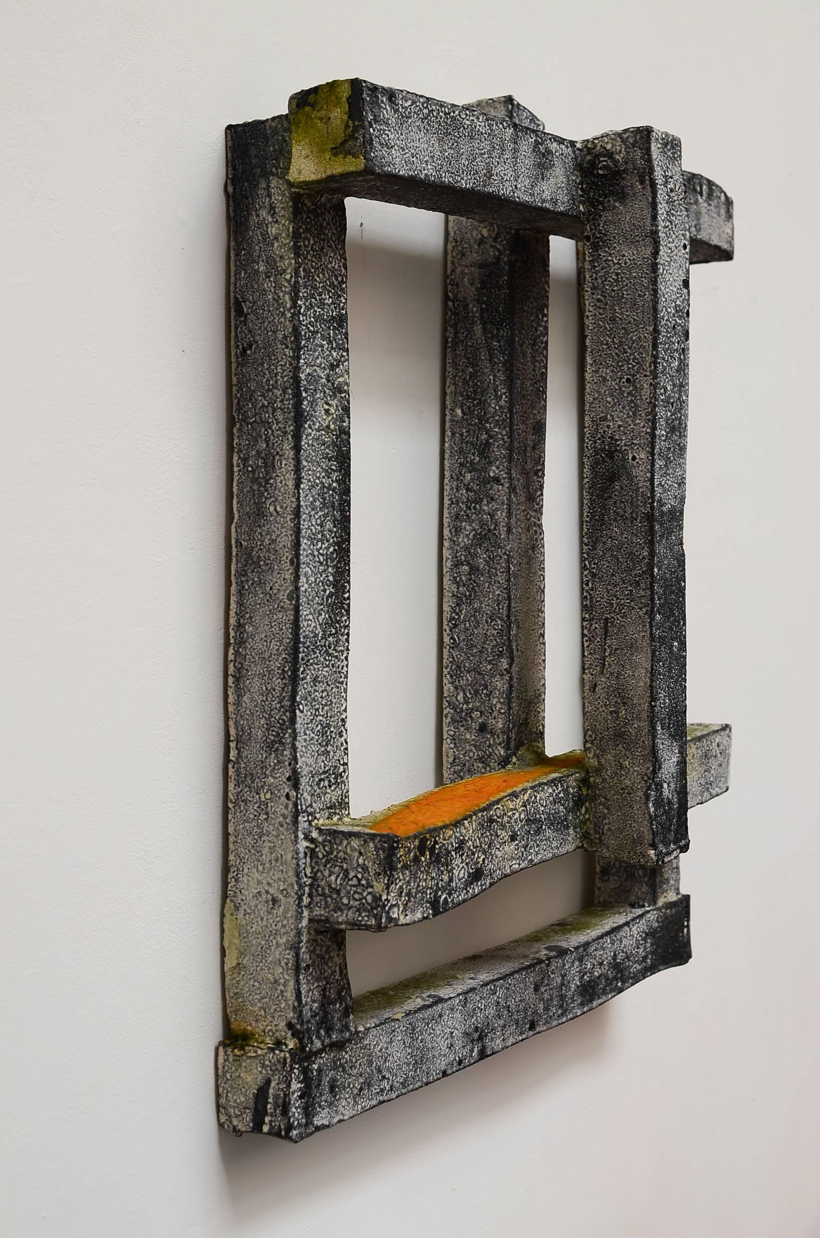 Robert Brady Untitled #56 Ceramic Wall Sculpture, 2005 In Excellent Condition For Sale In San Francisco, CA