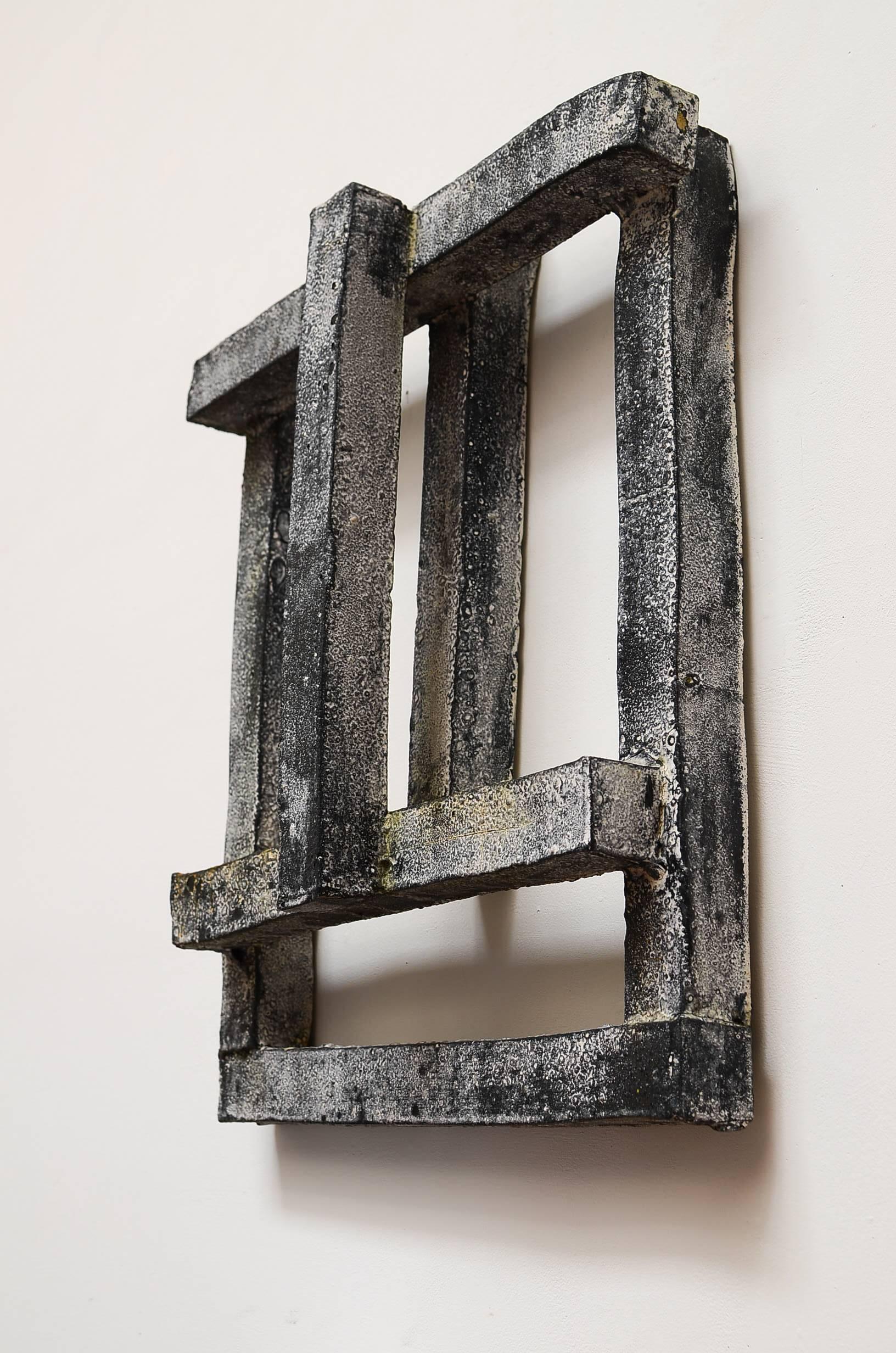 Contemporary Robert Brady Untitled #56 Ceramic Wall Sculpture, 2005 For Sale