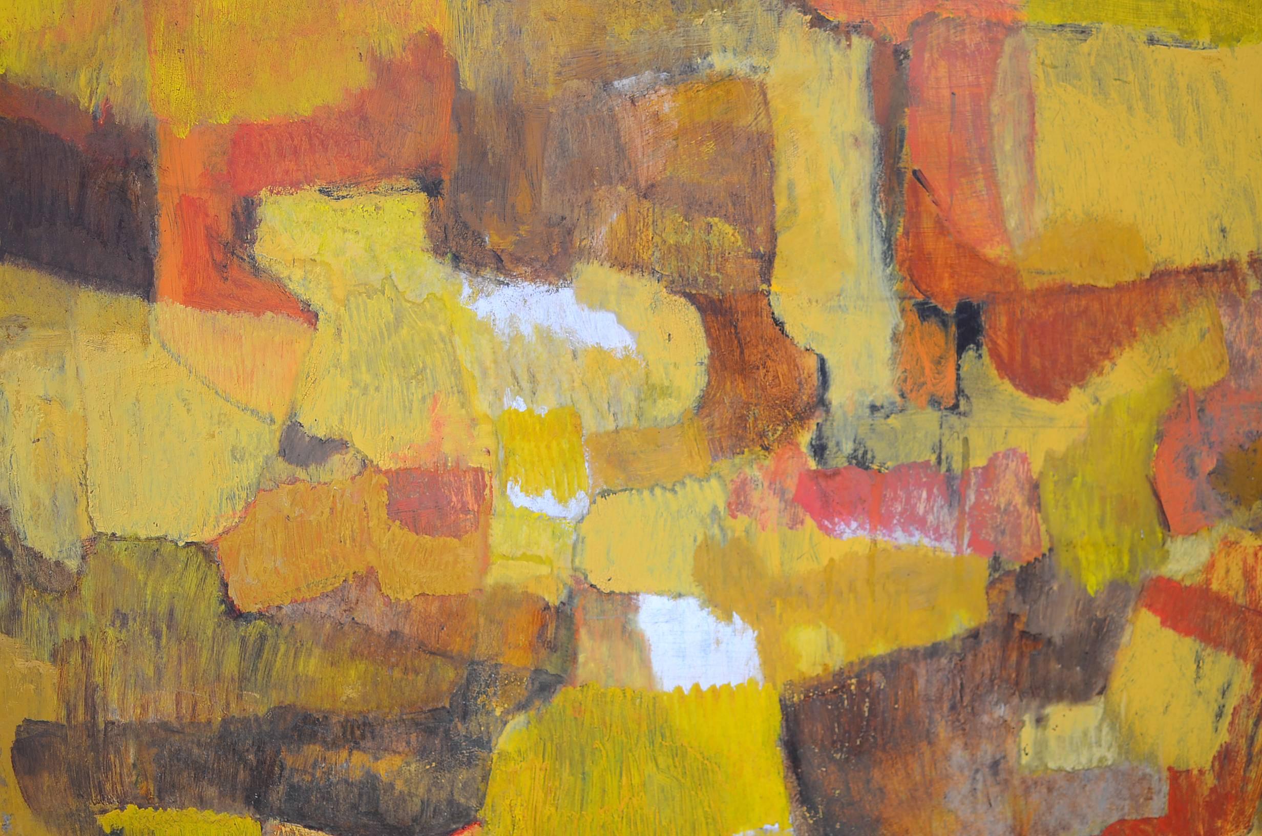 Mid-Century Modern Barbara Engle Abstract, California, 1960s For Sale