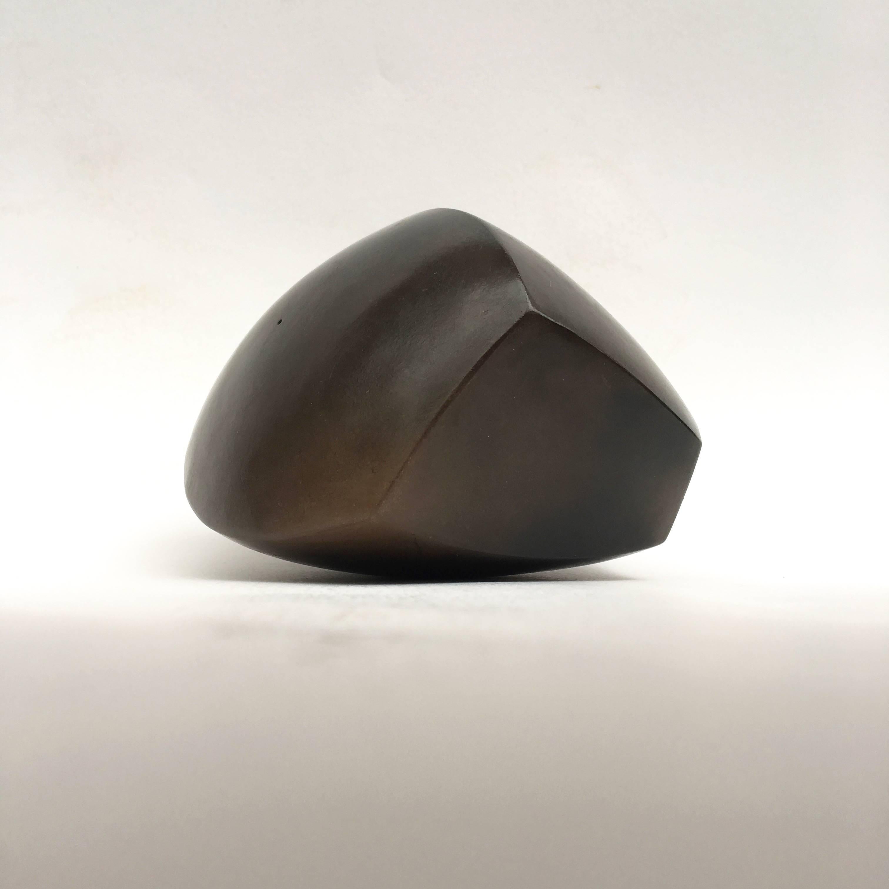 British Kat Evans Asymmetrical Raku Clay Sculpture C2
