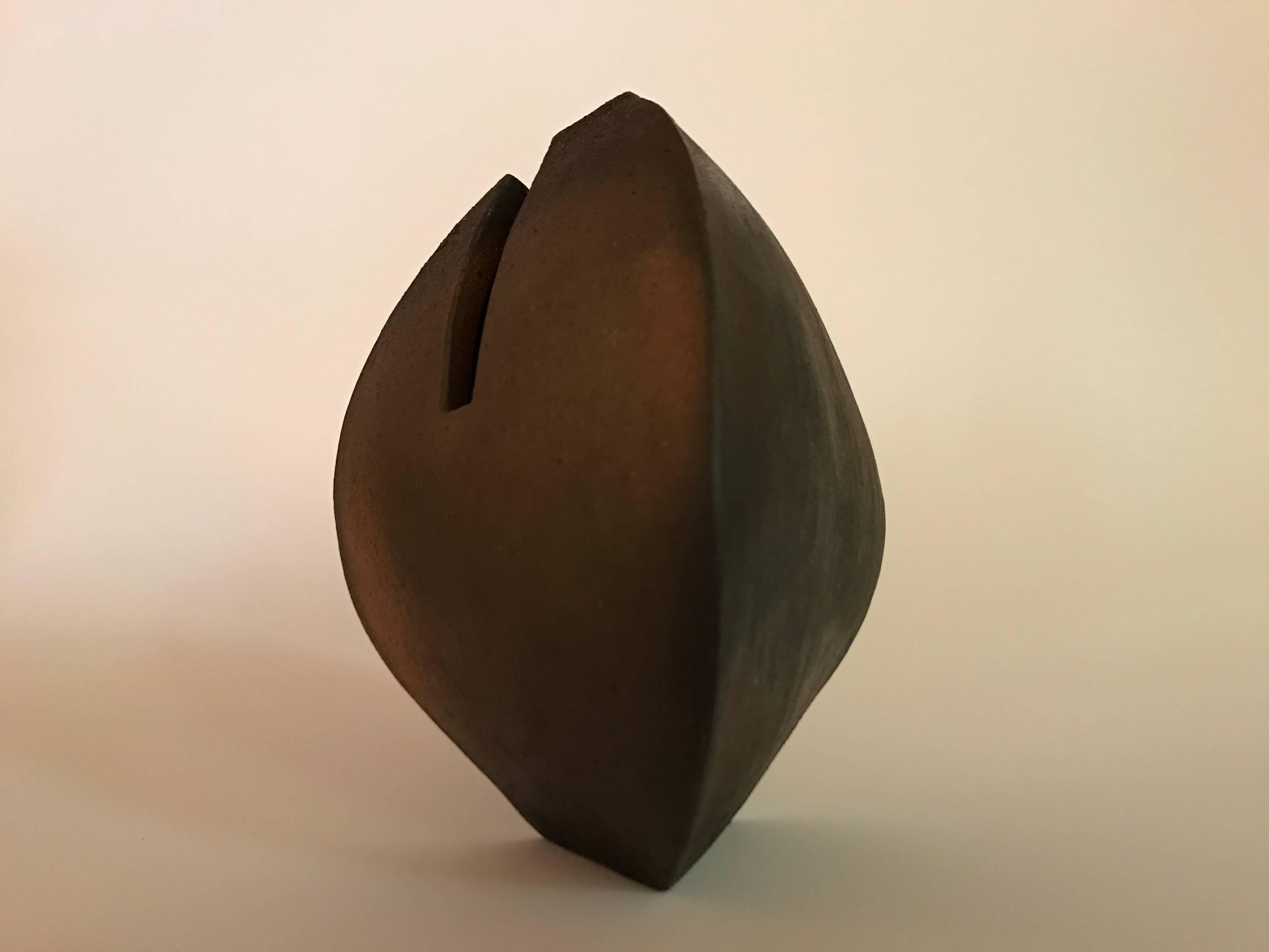 American Malcolm Wright Abstract Wood-Fired Clay Sculpture For Sale