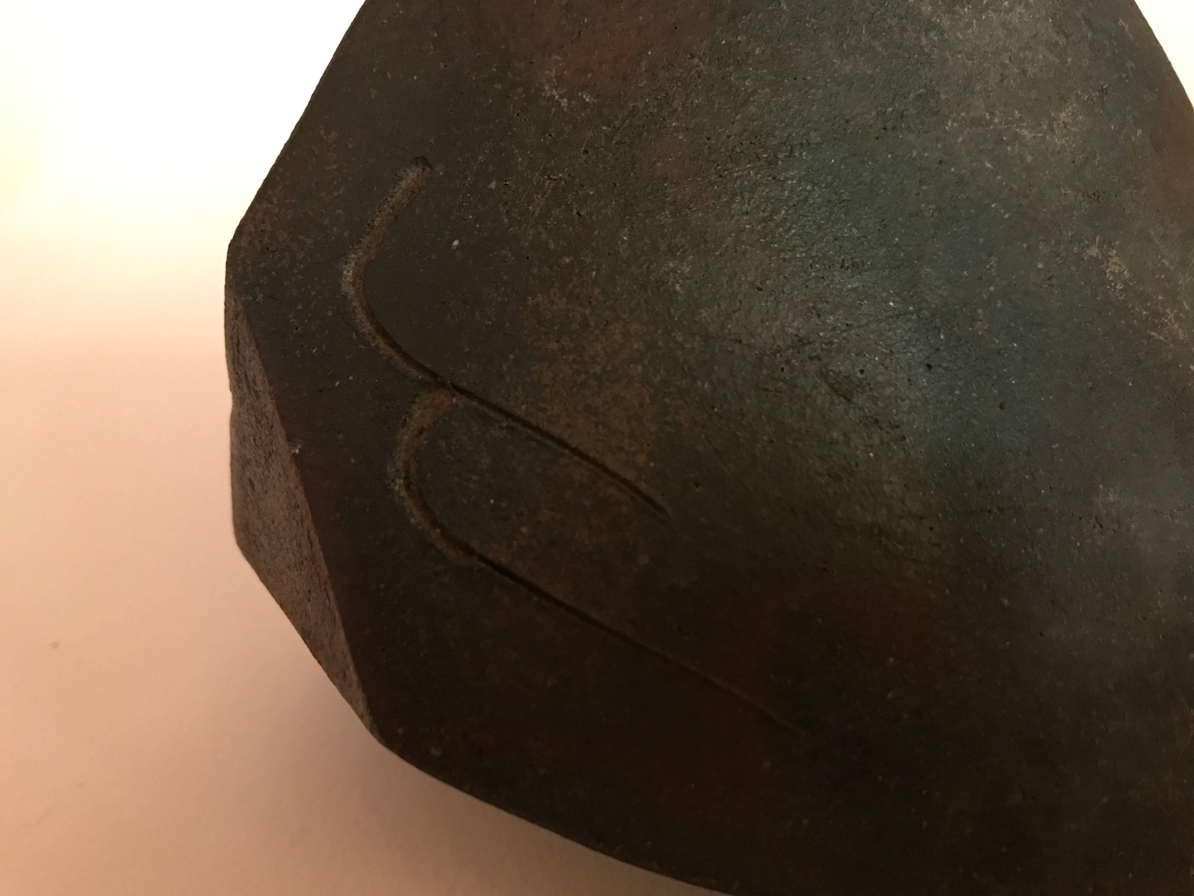 Malcolm Wright Abstract Wood-Fired Clay Sculpture For Sale 2