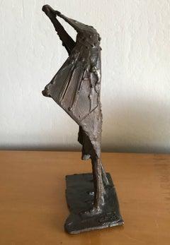 Bay Area Bronze Surrealist / Brutalist Figurative Sculpture