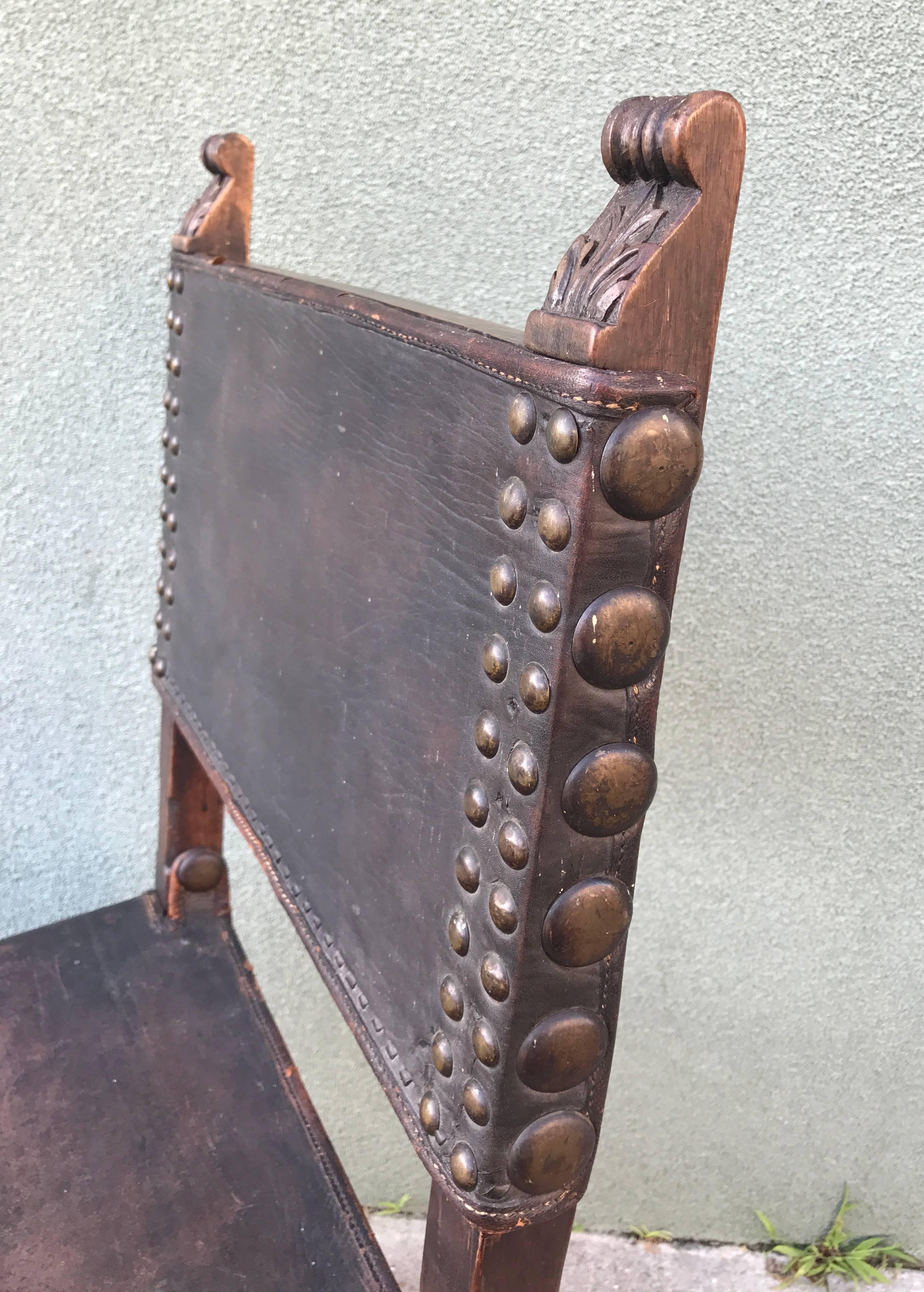 Spanish Colonial Spanish Revival Side Chair, 1920s