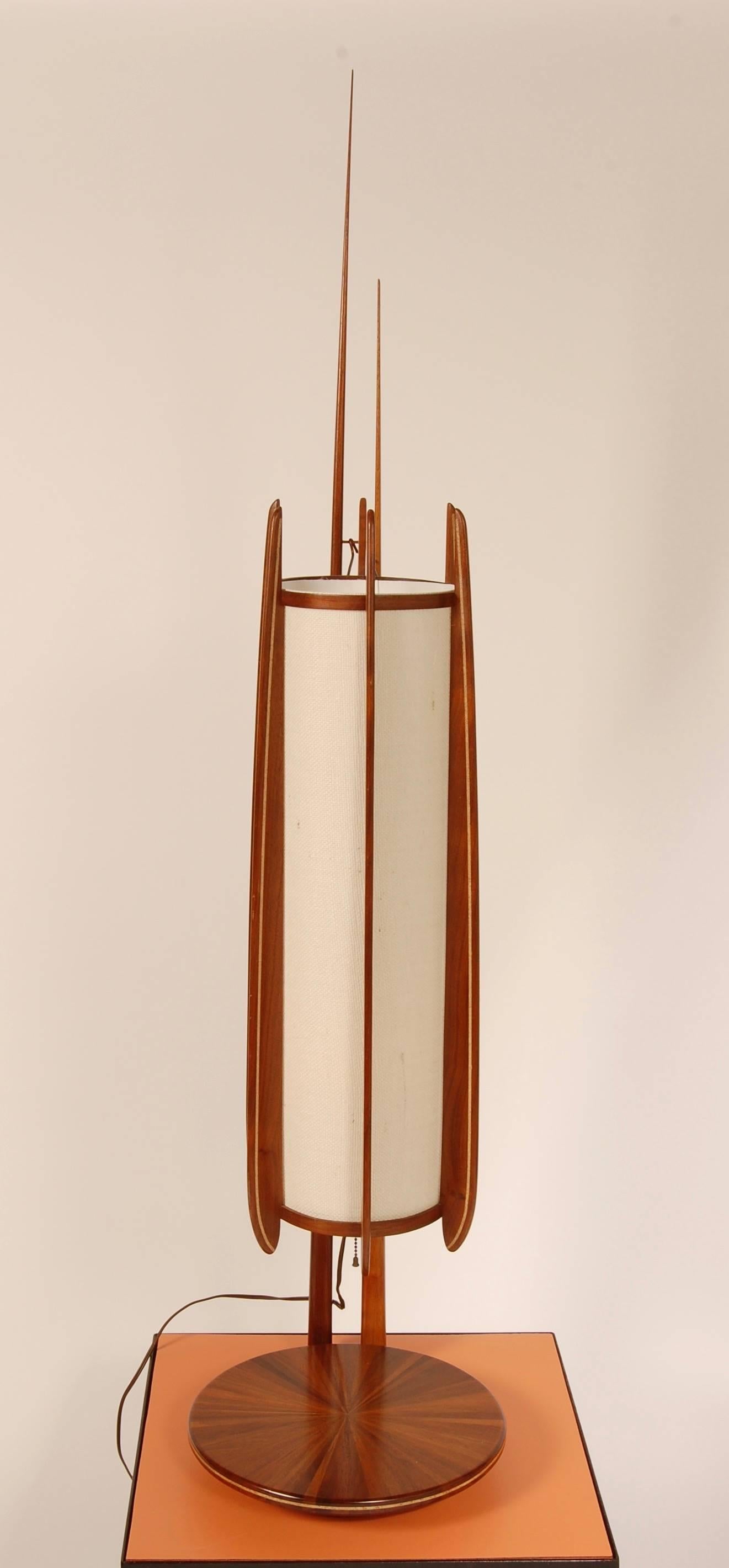 American Craftsman California Studio Table Lamp, circa 1960s
