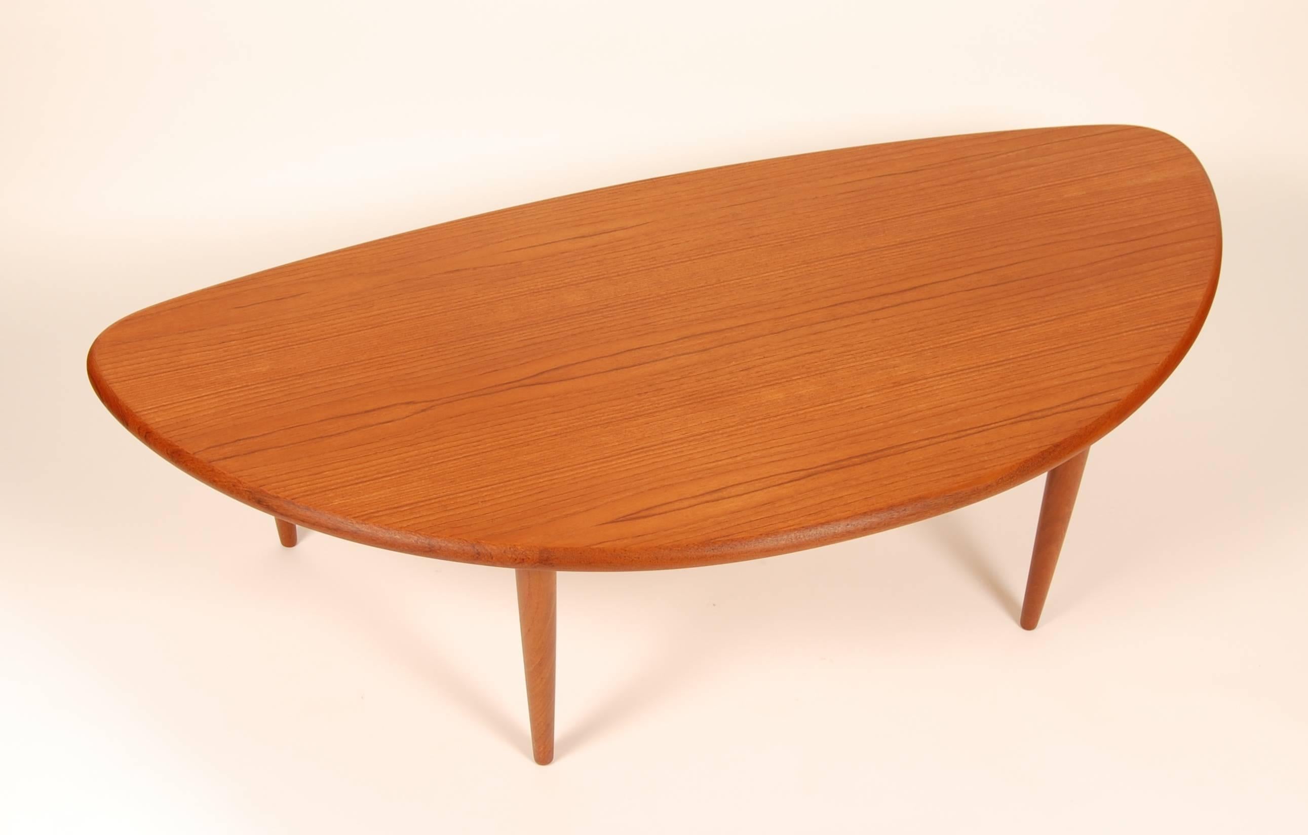 Danish Johannes Andersen Asymmetrical Coffee Table