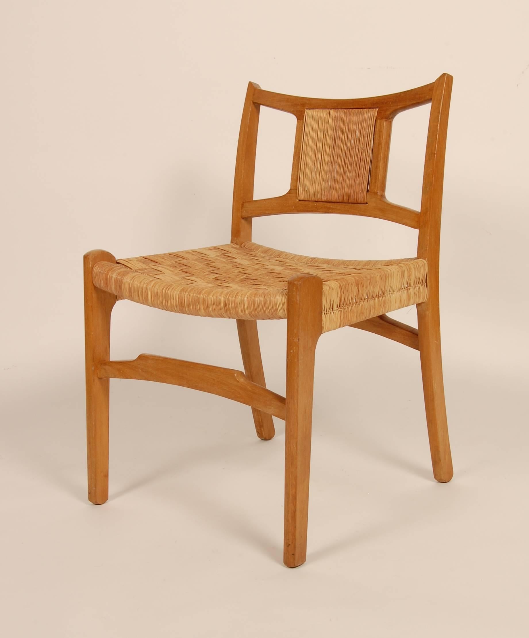 Wood Edmond Spence Side Chair for Industria Mueblera of Mexico
