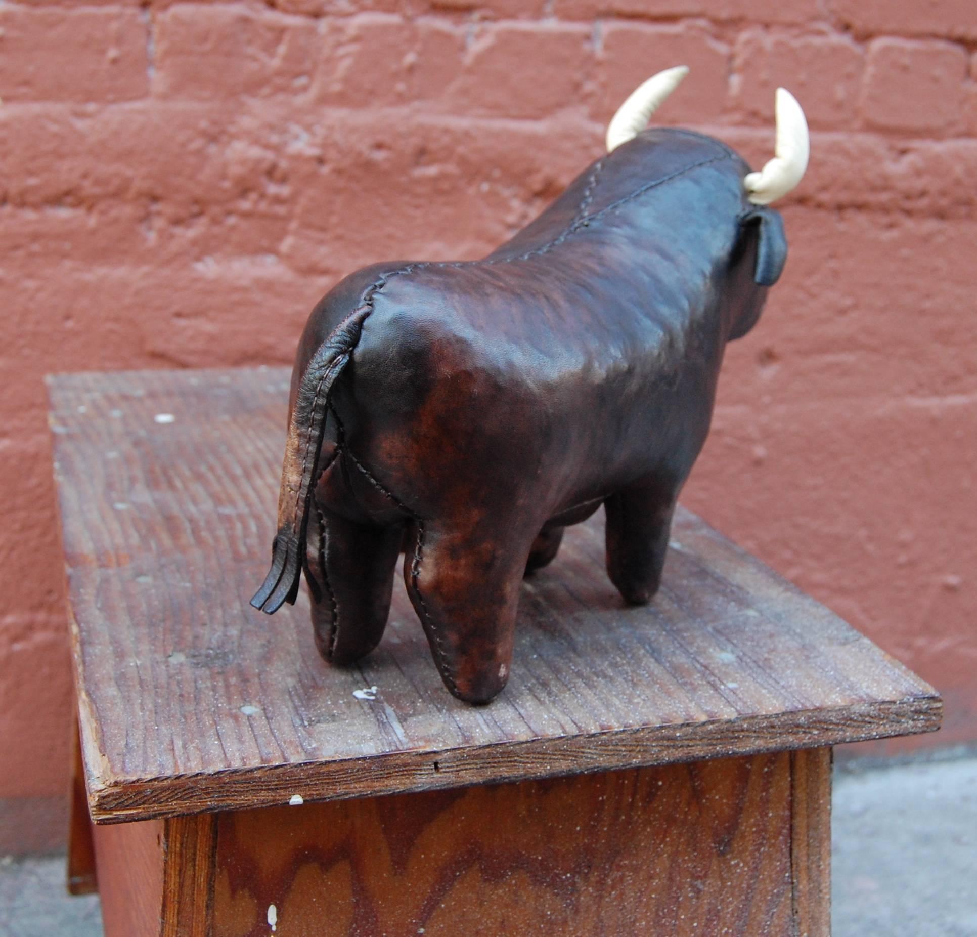 Spanish Abercrombie & Fitch Salesman Sample Leather Bull by Omersa
