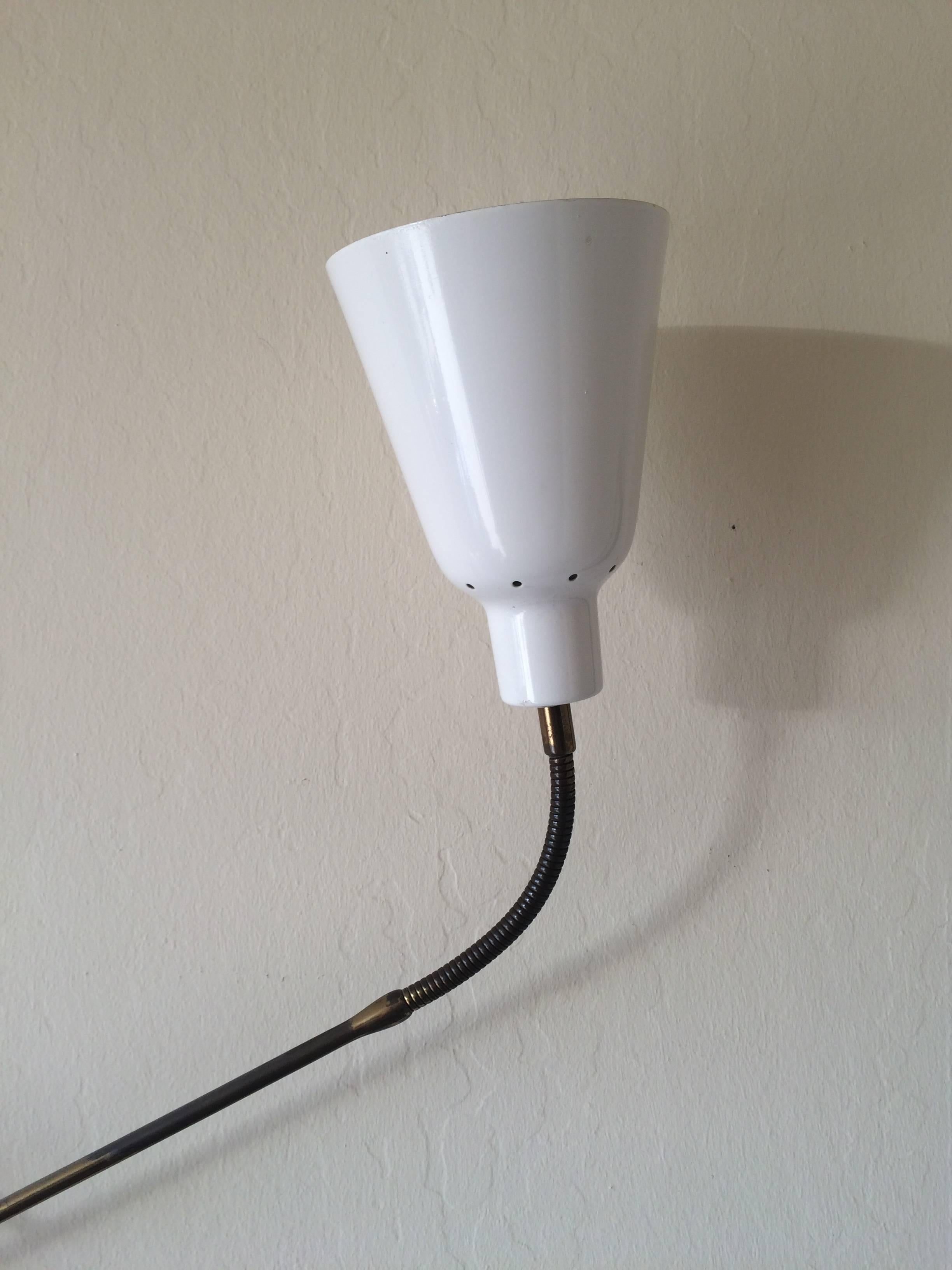 Arredoluce Adjustable Two-Arm Wall Lamp by Angelo Lelii 2